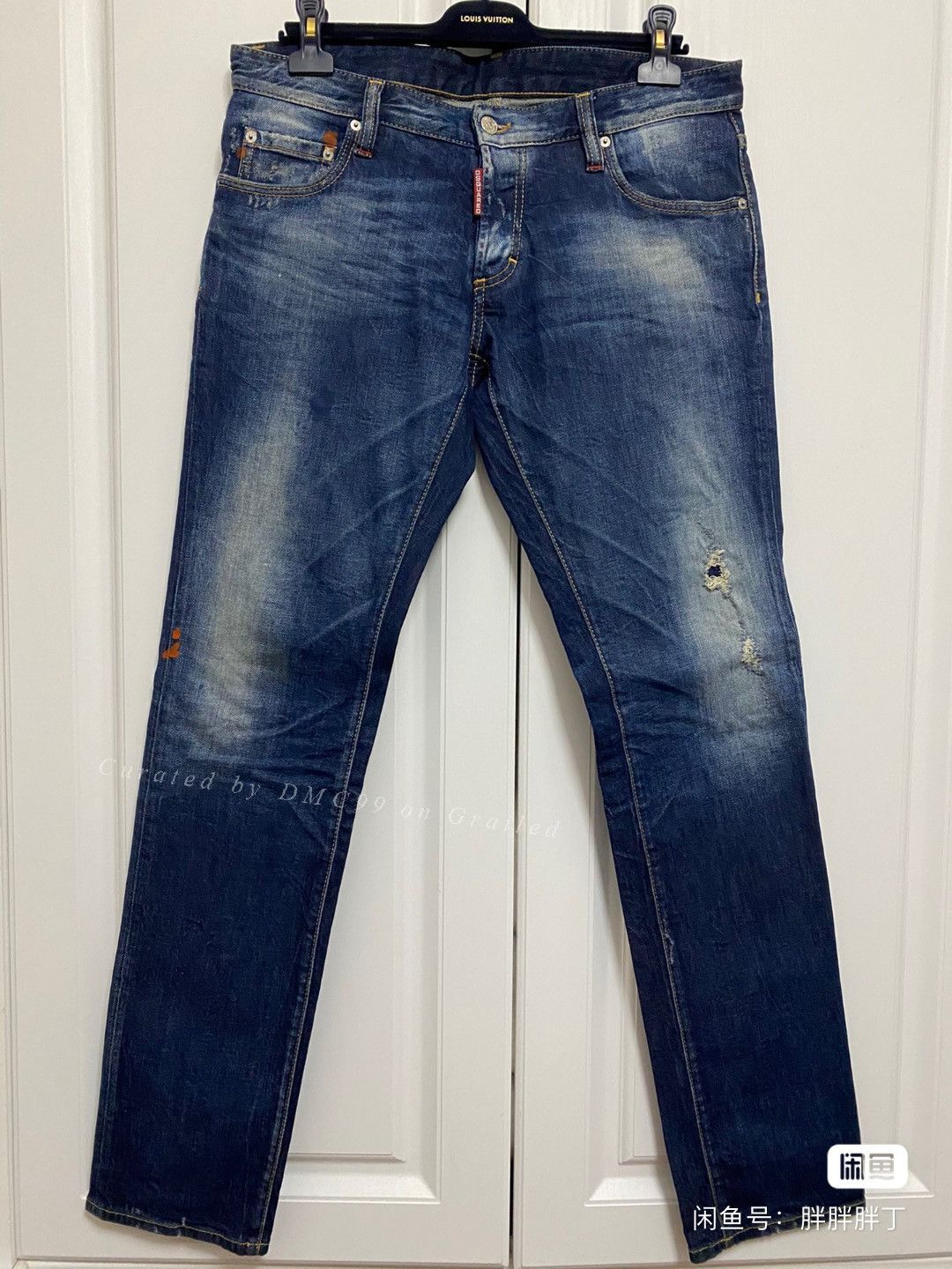 Dsquared2 Dsquared2 Men's Straight-Leg Jeans Size US 34 / EU 50 - 1 Thumbnail