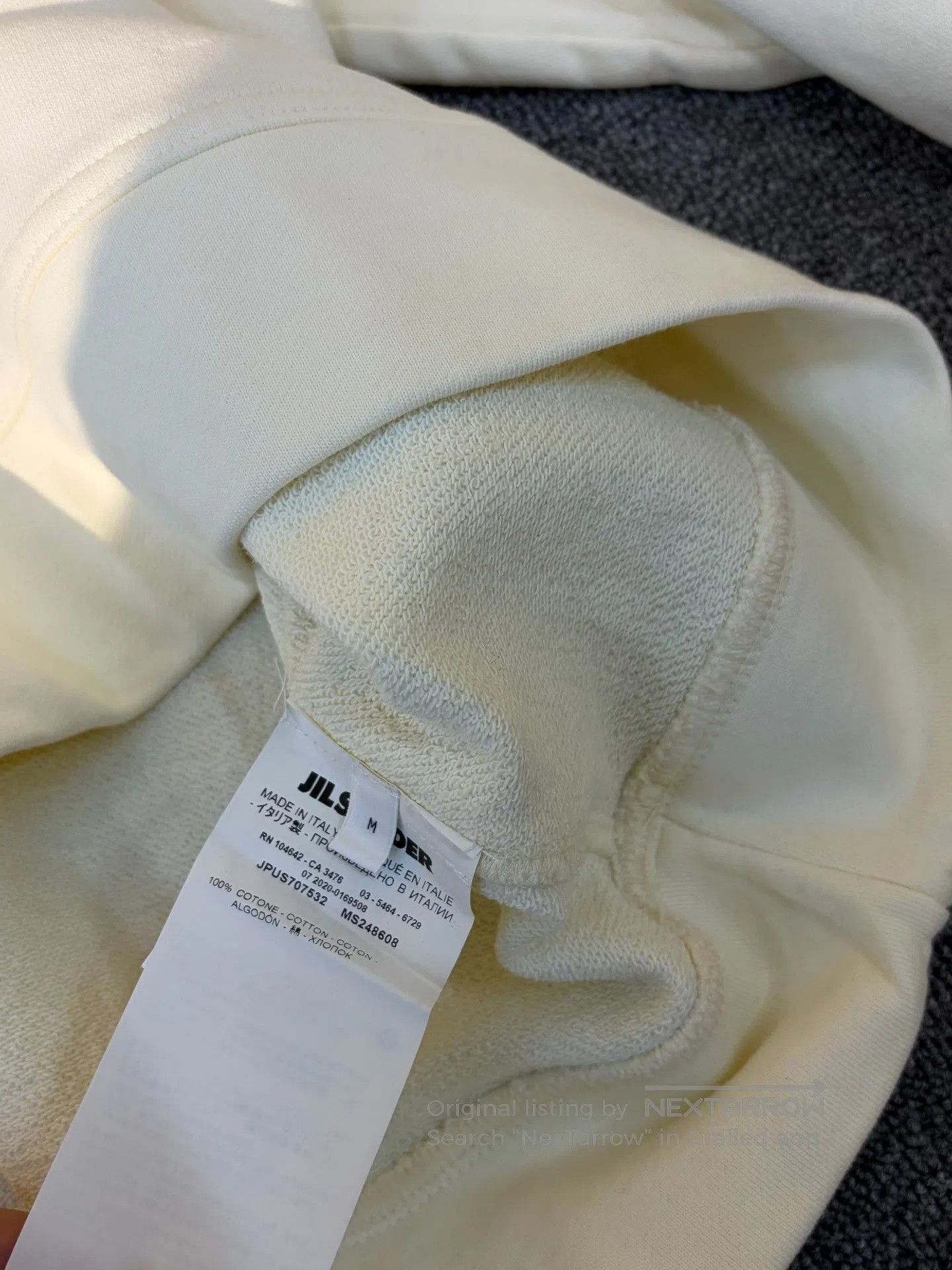 Jil Sander JIL SANDER Men's Sweatshirt. Size US M / EU 48-50 / 2 - 4 Thumbnail