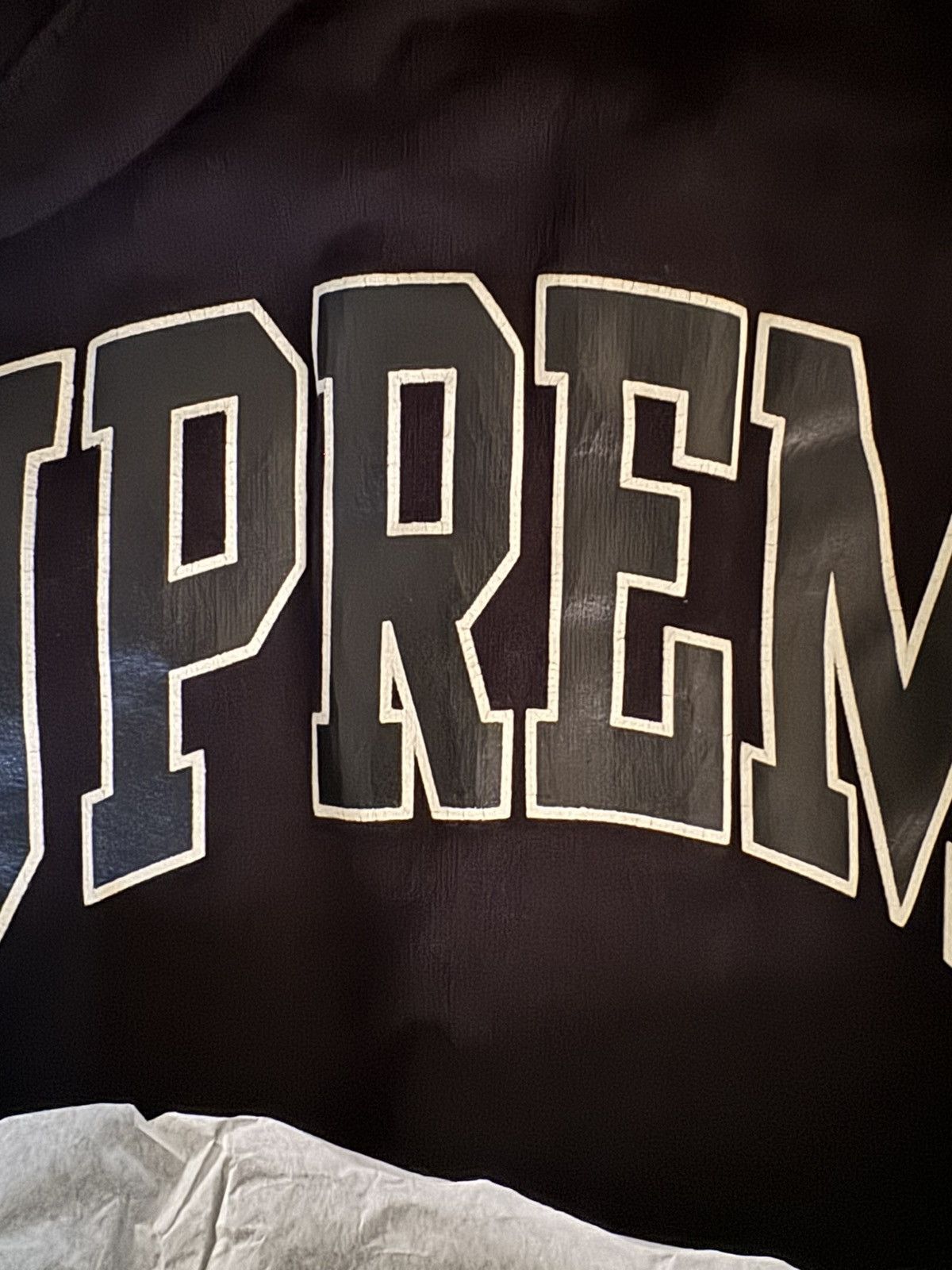 Supreme Supreme Cracked Raglan Zip Up (Size X-Large) Size US XL / EU 56 / 4 - 7 Thumbnail