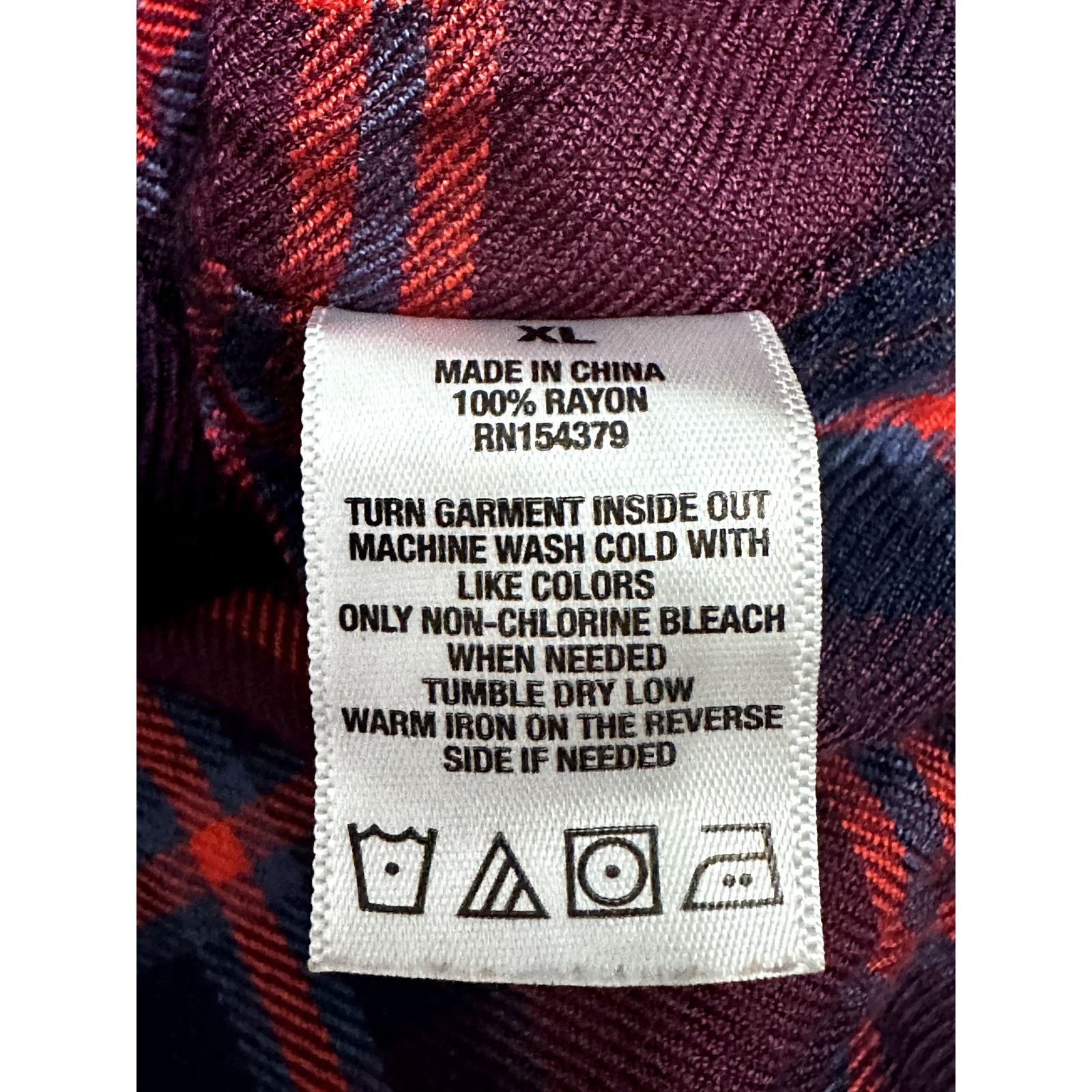 Aeropostale Aeropostale Long Sleeve Shirt Button Down Plaid Red Blue XL Size XL / US 12-14 / IT 48-50 - 9 Thumbnail