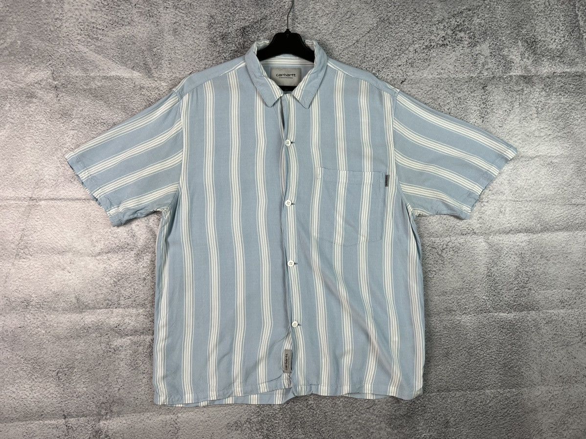Carhartt Carhartt short sleeve striped shirt Size US L / EU 52-54 / 3 - 3 Thumbnail