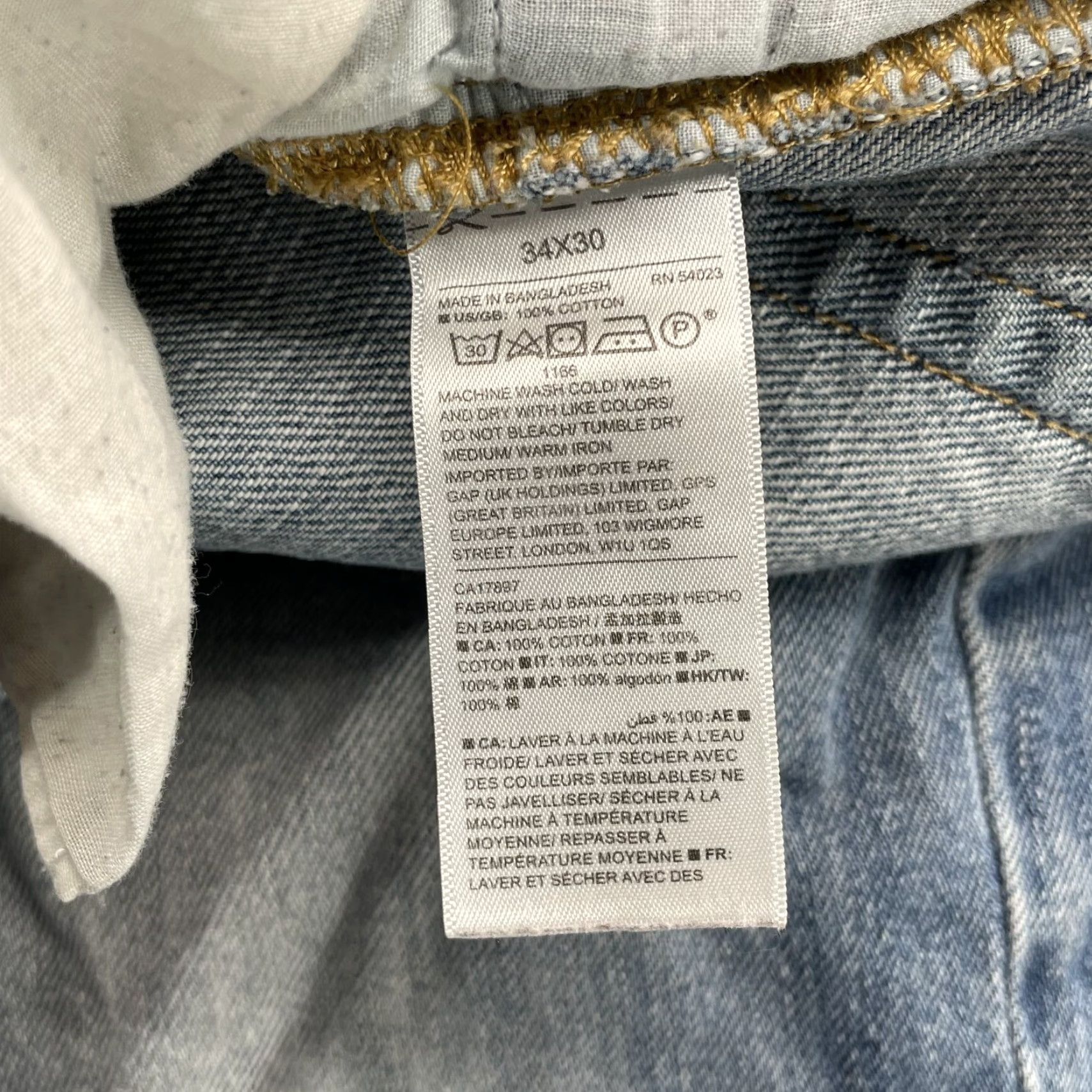 Gap VINTAGE Gap Bootcut Jeans Men's 33x27 Classic Rodeo Western Cowboy 90s Workwear Jeans Size US 33 - 7 Thumbnail