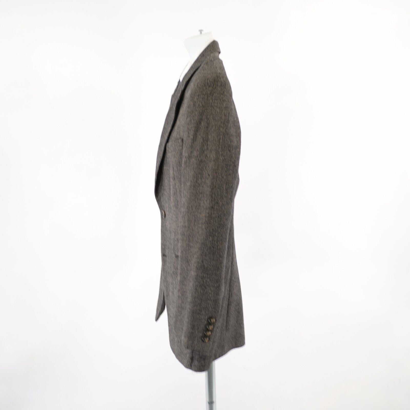 Jos. A. Bank Jos A Bank Tweed Wool Black & Tan Check 2 Button Sport Coat Size 40R - 5 Thumbnail