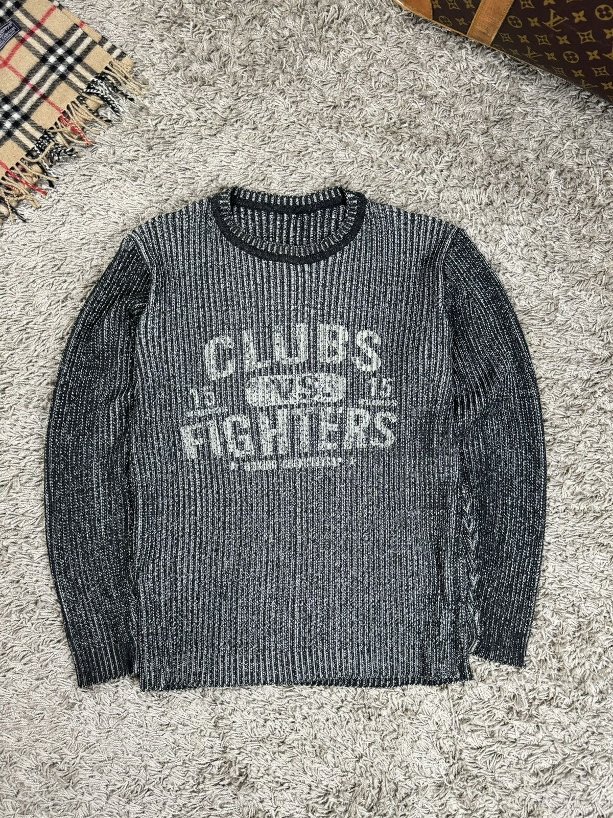 Vintage Vintage rare sweater y2k style original swag casual item Size US M / EU 48-50 / 2 - 1 Thumbnail