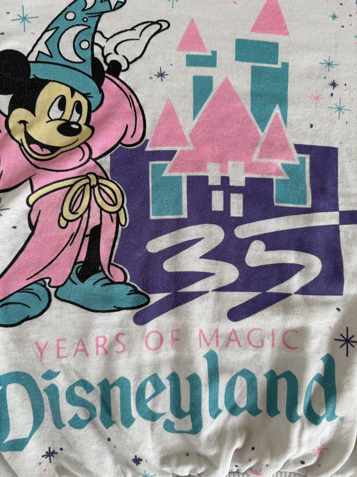Disney × Mickey Mouse × Vintage *RARE* VINTAGE 90s DISNEYLAND MICKEY 35 YEARS OF MAGIC SWEAT Size US M / EU 48-50 / 2 - 5 Thumbnail