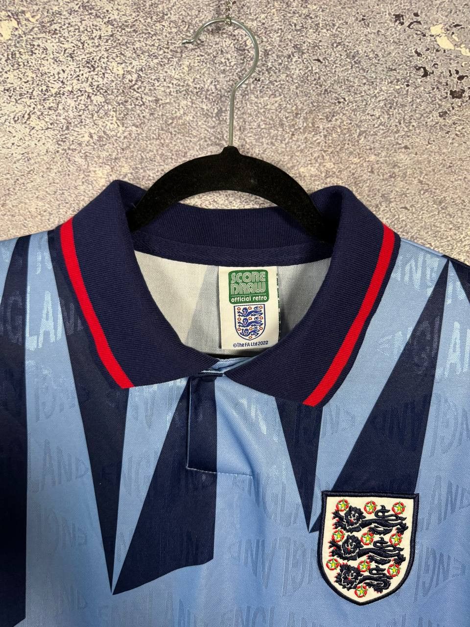 Vintage 90's England National Team 1994 Score Draw Jersey Size US L / EU 52-54 / 3 - 10 Thumbnail