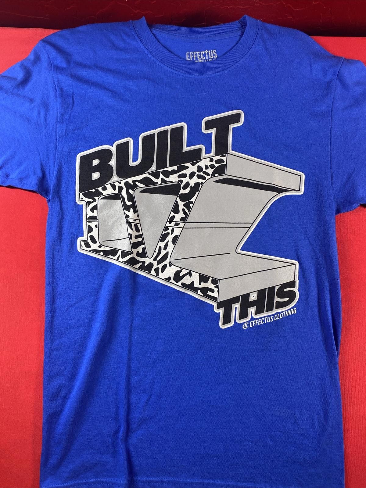 Men Shirt Small Built 4 This Match Racer Blue Jordan Nike, Men's