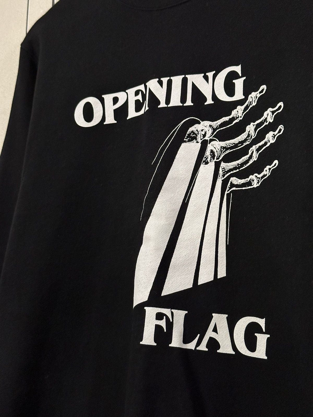 Number (N)ine Number Nine Studious Opening Flag Black Contrast Sweatshirt Size US S / EU 44-46 / 1 - 2 Thumbnail