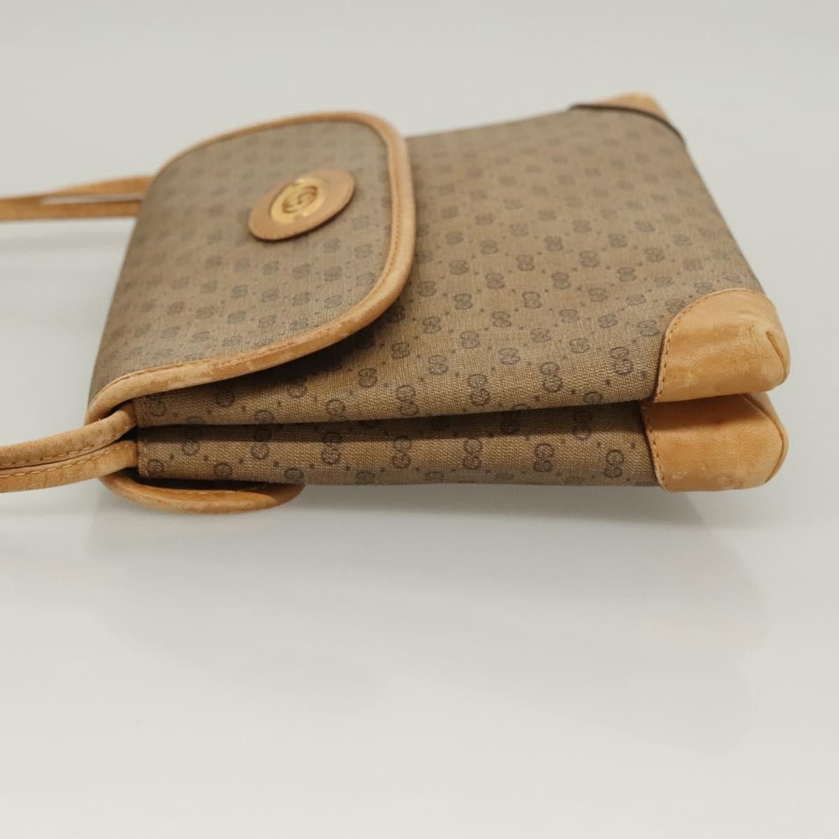 Gucci GUCCI Micro GG Supreme Shoulder Bag Pvc Beige Gold 007 92 Size ONE SIZE - 5 Thumbnail