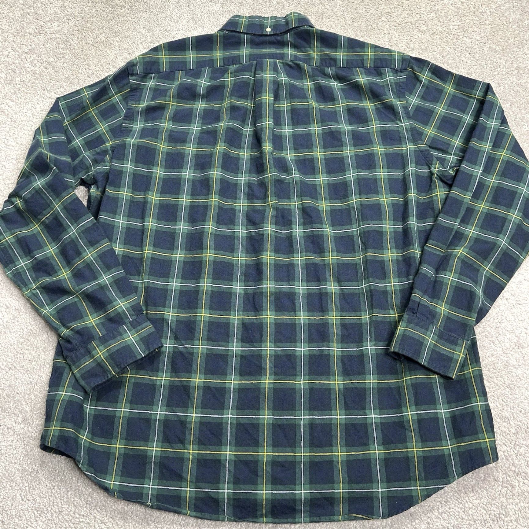 Polo Ralph Lauren Polo Ralph Lauren Shirt Mens XL Plaid Green Oxford Long Sleeve Button-Down Pony Size US XL / EU 56 / 4 - 6 Thumbnail