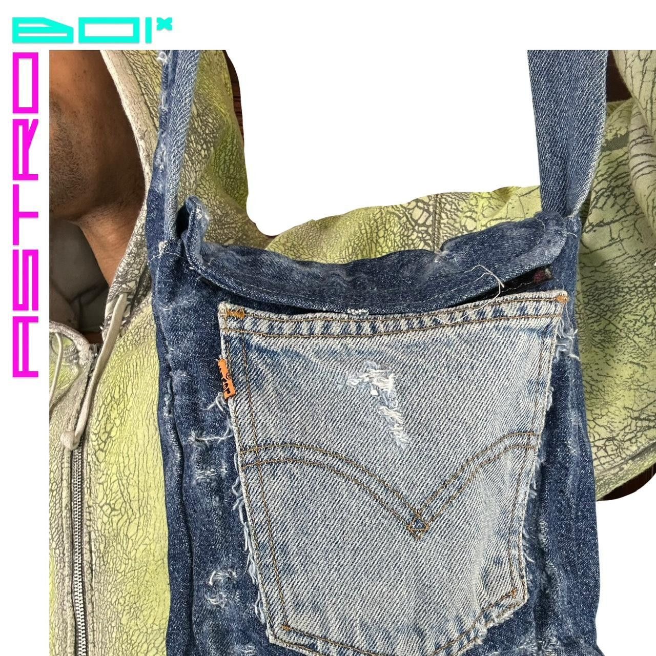 Other ASTROBOI* UPCYCLED BLUE DENIM SHOULDER BAG Size ONE SIZE - 3 Thumbnail