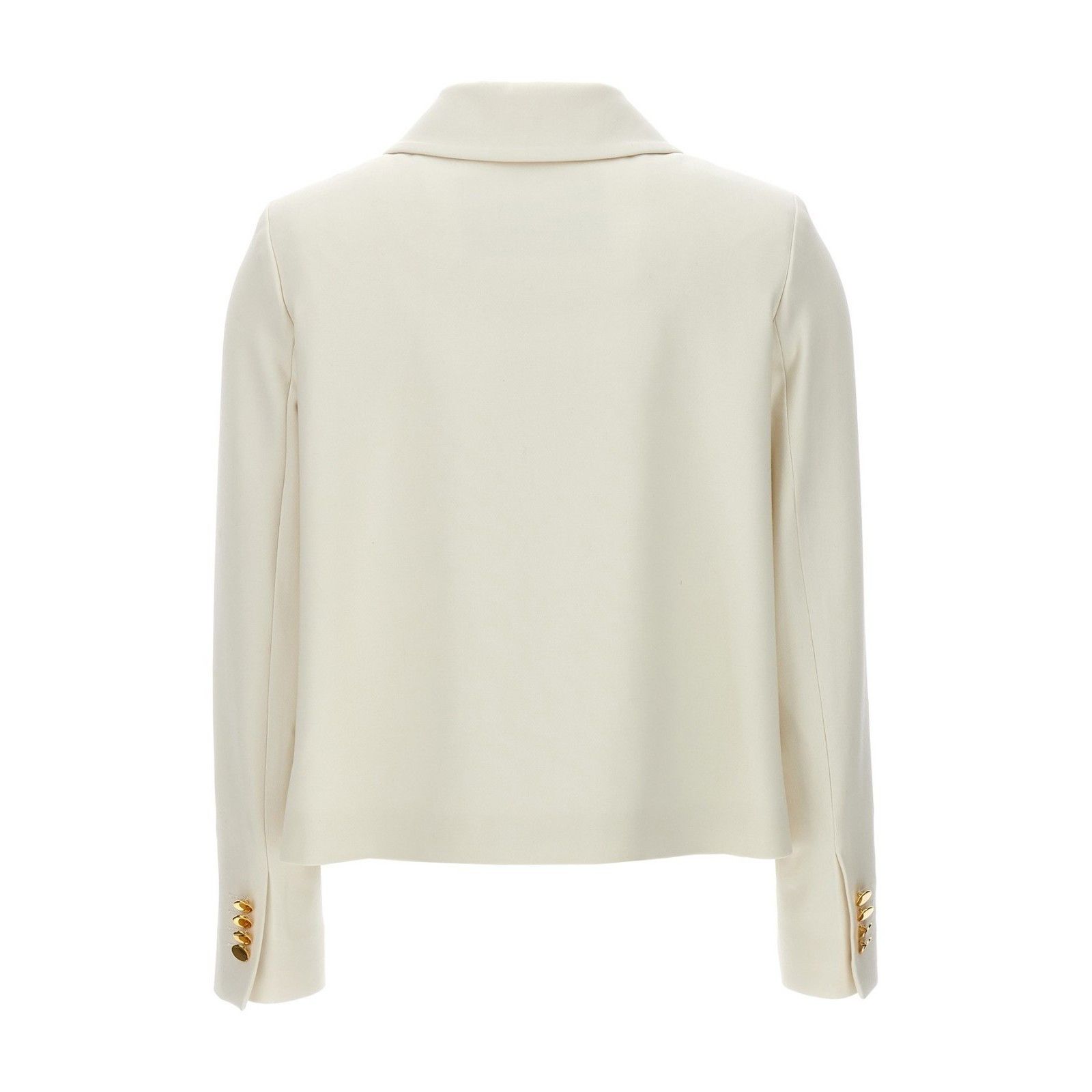 Kiton KITON Cropped Double Breasted White Wool Jacket New & Authen Size M / US 6-8 / IT 42-44 - 2 Thumbnail