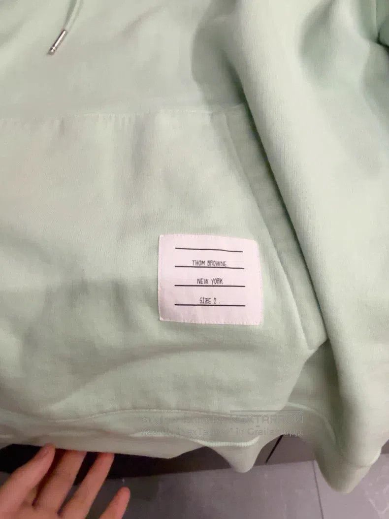 Thom Browne Thom Browne Mint Green Hoodie Size US M / EU 48-50 / 2 - 5 Thumbnail