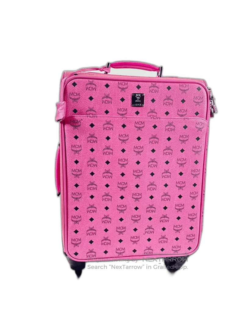 MCM MCM Pink Expandable Handle Carry. Size ONE SIZE - 1 Thumbnail