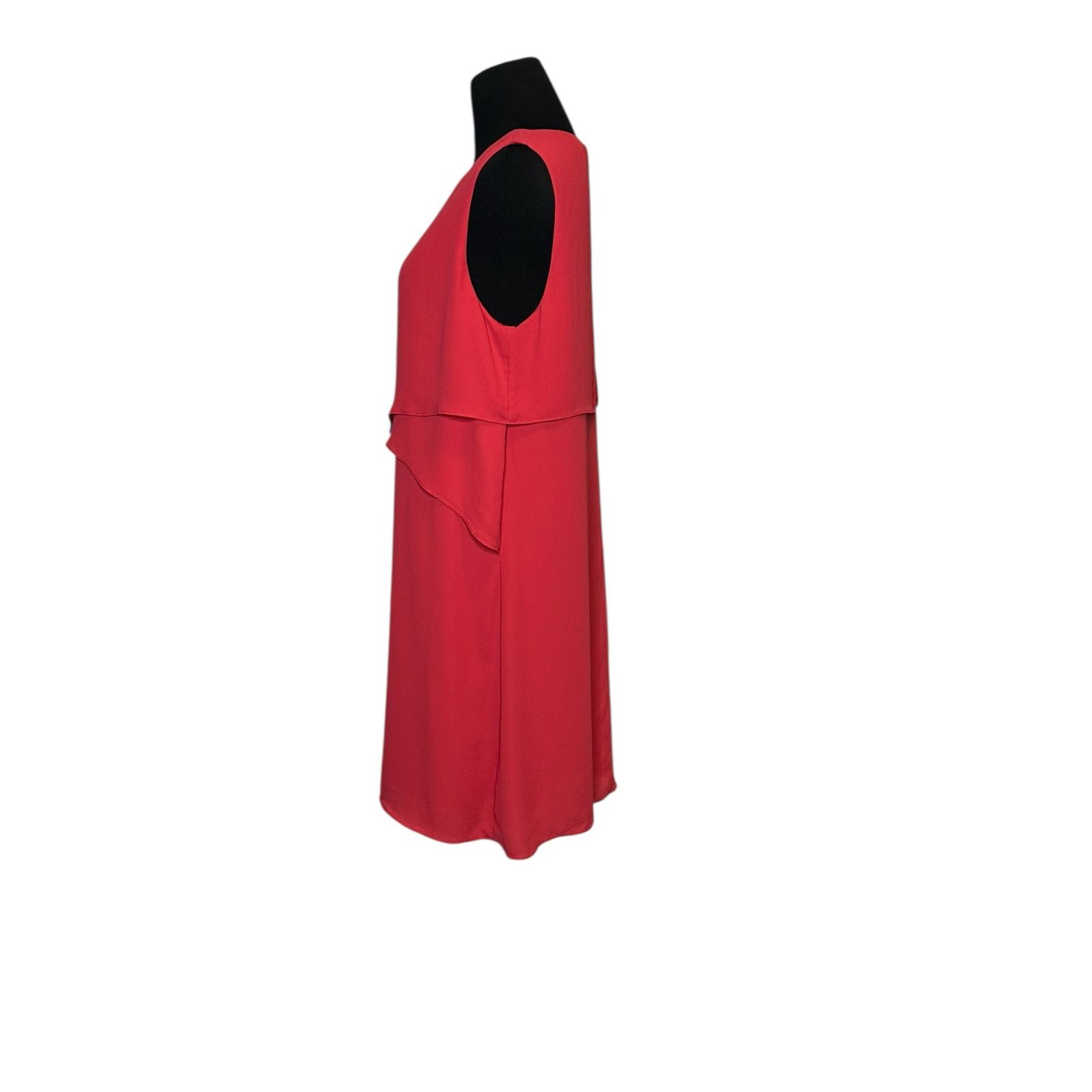 Bcbgmaxazria BCBGMAXAZRIA Red Drape Mini Dress size M Size M / US 6-8 / IT 42-44 - 5 Thumbnail