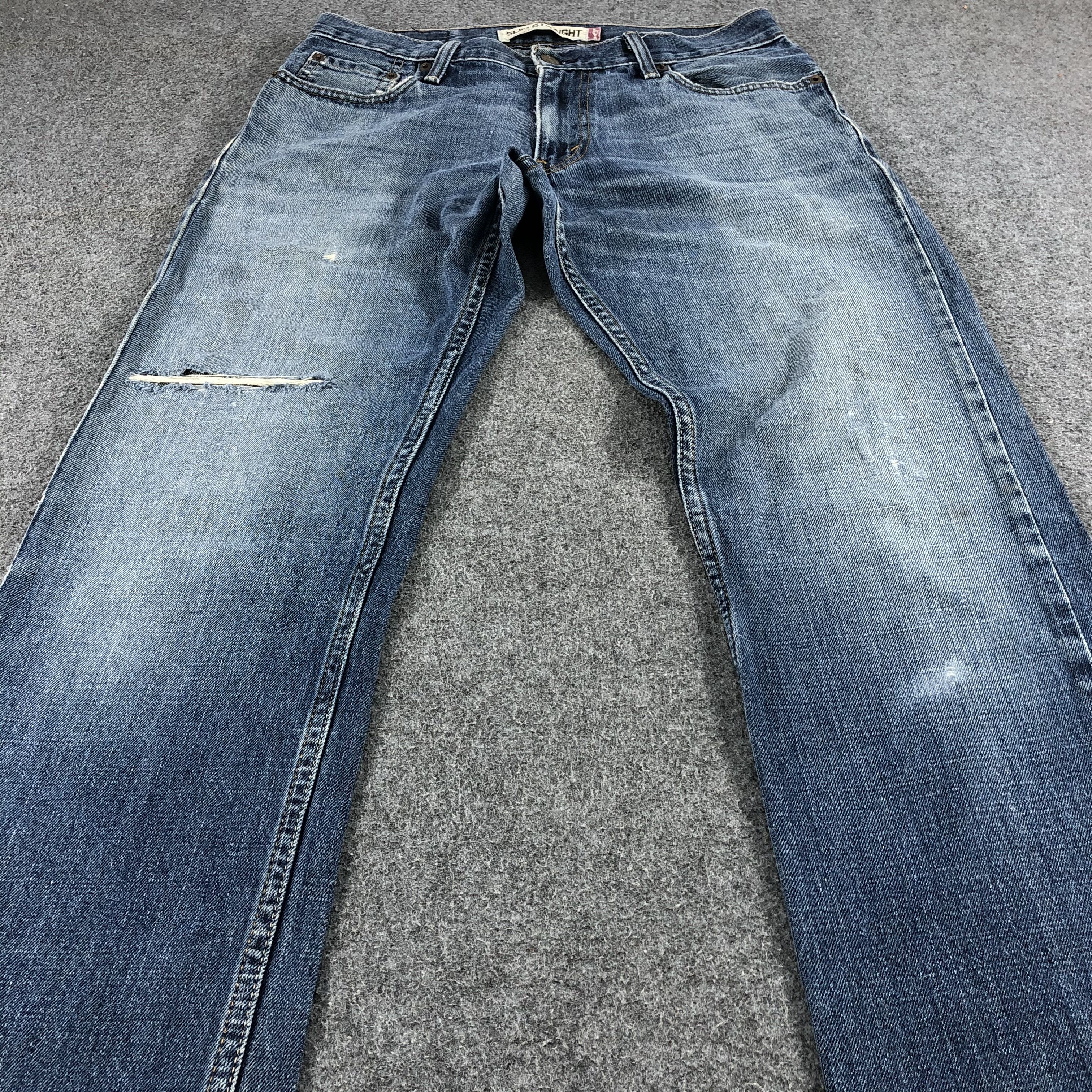 Levi's Vintage Blue Wash Levis 514 Jeans- J1356 Size US 31 - 4 Thumbnail