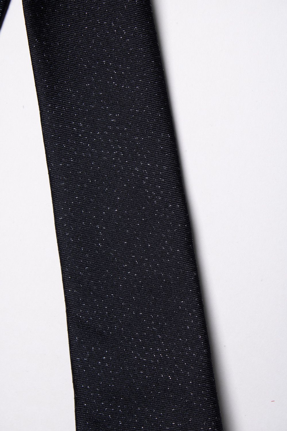 Lanvin Lanvin, dotted lurex tie in black Size ONE SIZE - 3 Thumbnail