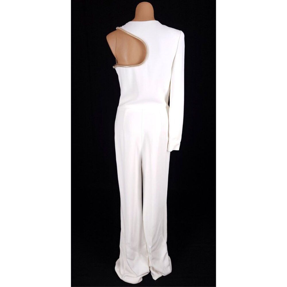 Stella McCartney Stella McCartney Lyta One-Sleeve Cutout Jumpsuit Sz 42 US 6 Size 28" / US 6 / IT 42 - 7 Thumbnail