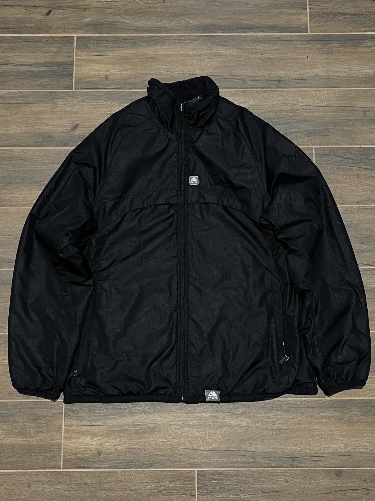 Nike ACG Vintage Nike ACG Reversible Jacket Zip Up Size US L / EU 52-54 / 3 - 3 Thumbnail