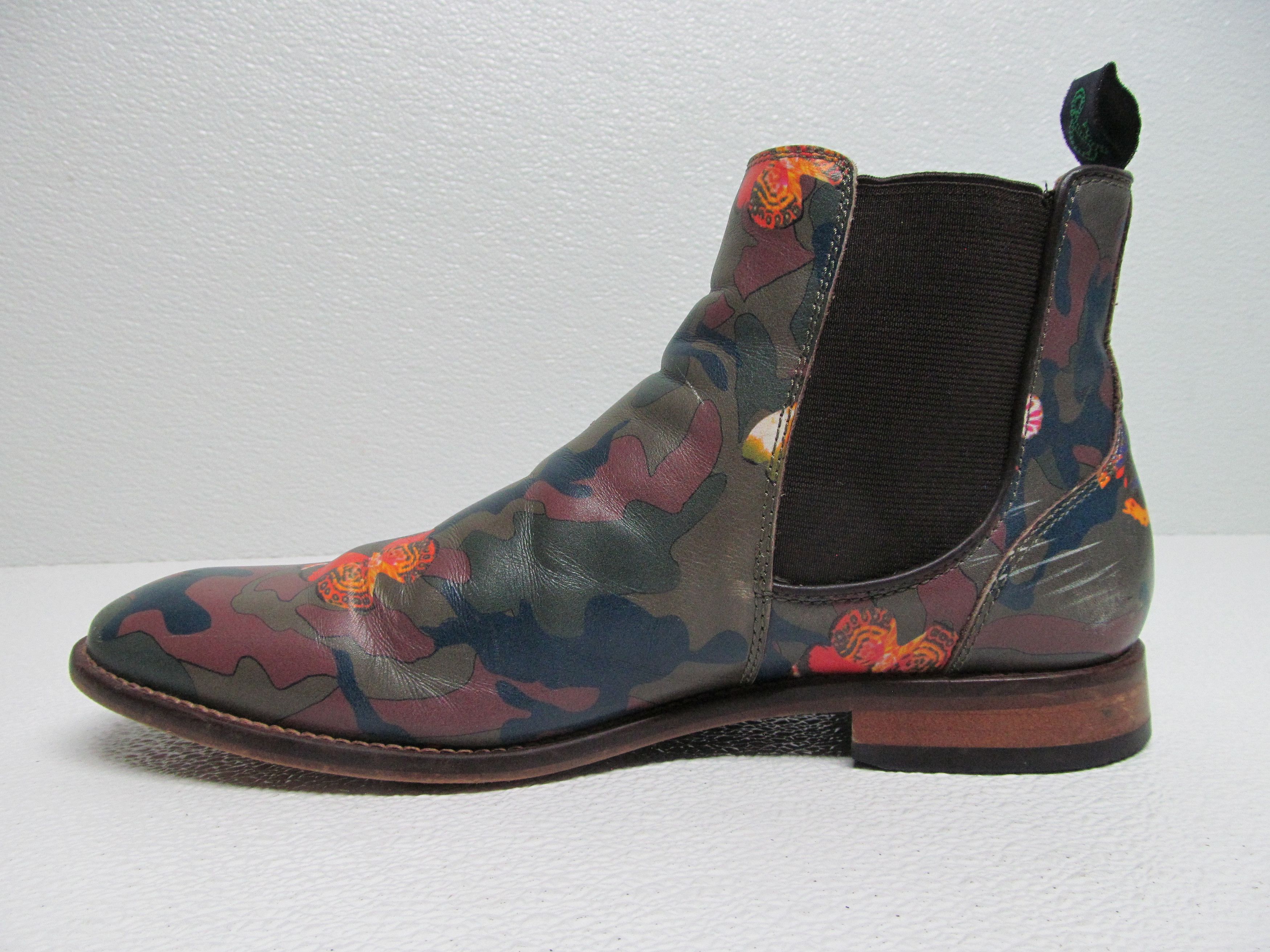 Other Paisley & Gray Chelsea Boots Shoreditch Camo Butterfly Size US 8 / EU 41 - 3 Thumbnail