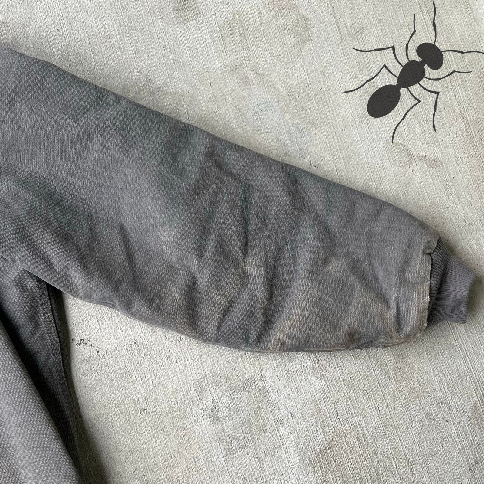 Carhartt × Vintage Carhartt J130 GVL gray hooded work wear jacket Size US XL / EU 56 / 4 - 12 Thumbnail