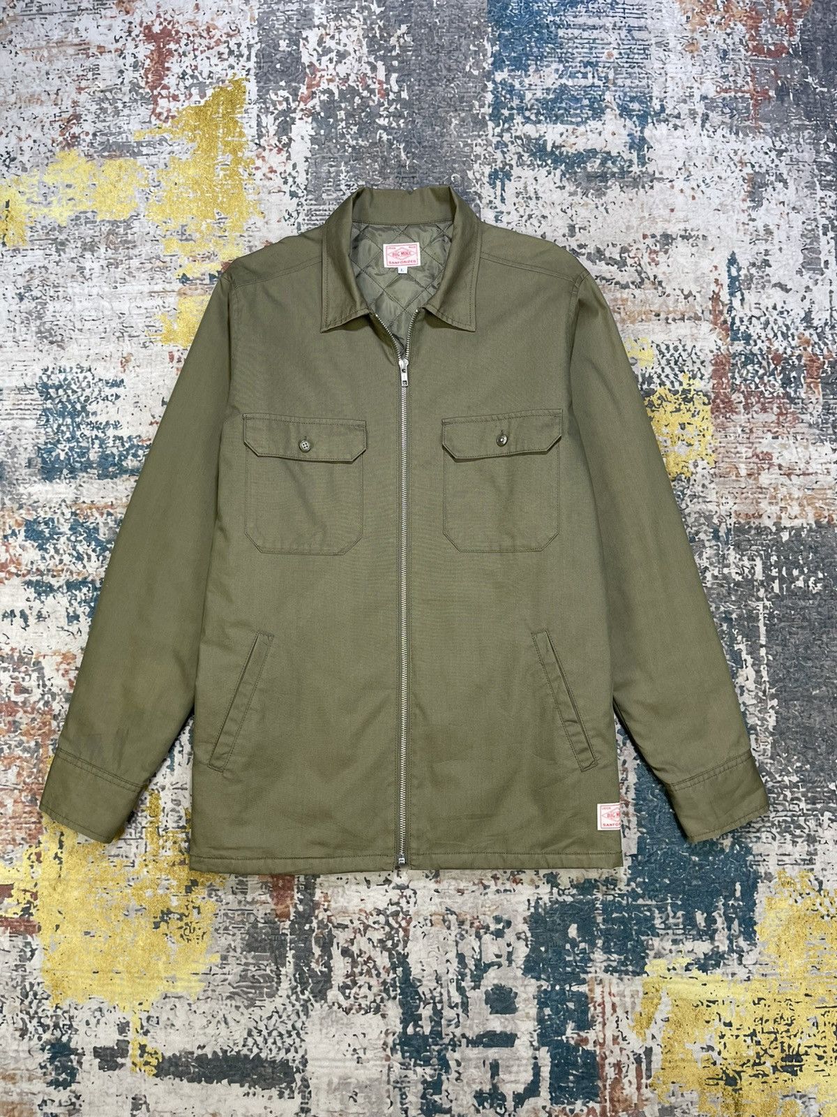 Japanese Brand Big Mike Sanforized Overshirt Jacket Size US M / EU 48-50 / 2 - 1 Thumbnail