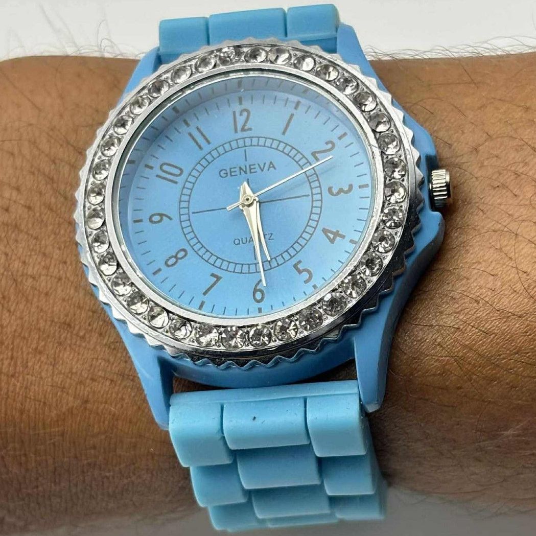 Other Blue Crystal Men's Watch Size ONE SIZE - 2 Thumbnail