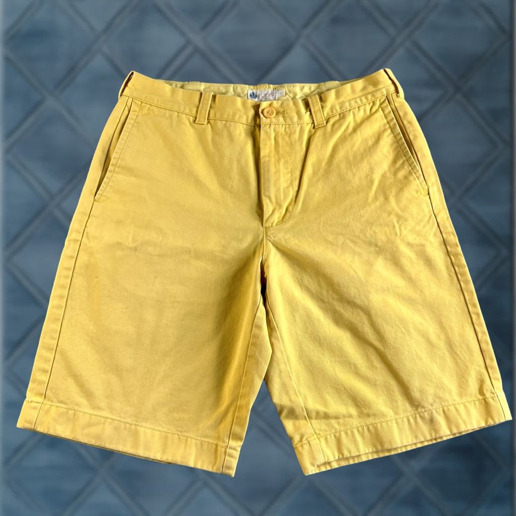 J.Crew J.CREW Shorts Mens 32 Yellow Chino Flat Front Beach Outdoor Preppy Casual Regular Inseam 10 in Size US 32 / EU 48 - 1 Thumbnail