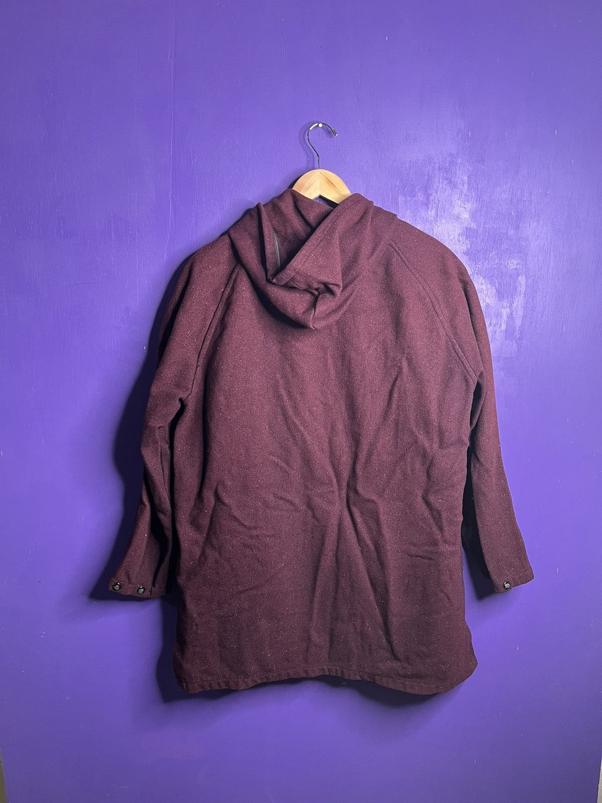Vintage Vintage 70s heavy zip up wool hooded jacket Size US XL / EU 56 / 4 - 2 Thumbnail