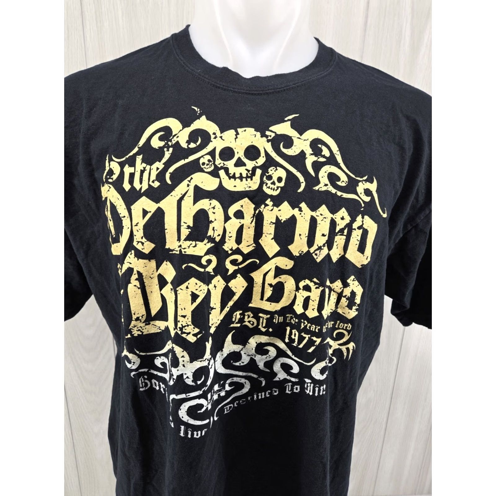 Gildan VINTAGE The Debarmo and Key Band Men's XL Black T-Shirt Short Sleeve Size US XL / EU 56 / 4 - 3 Thumbnail