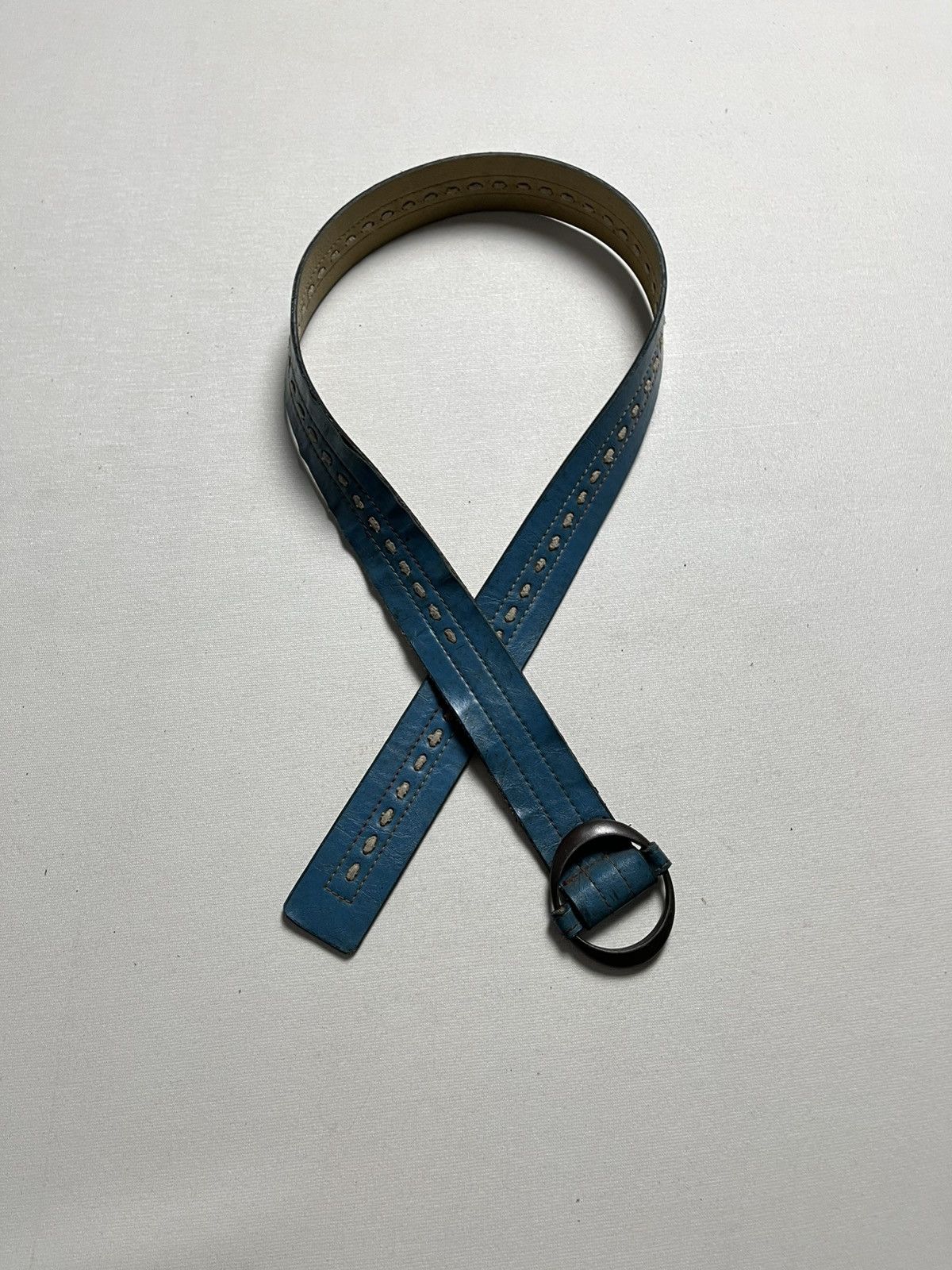 Vintage blue belts