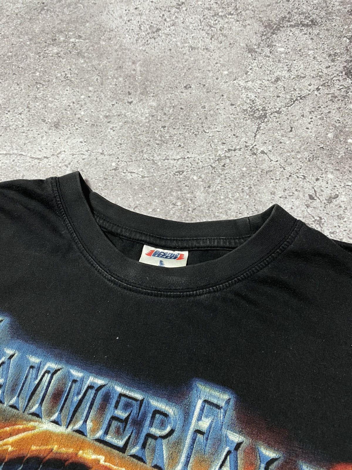 Band Tees × Vintage Vintage HAMER FALL Threahold rock band Tees Size US L / EU 52-54 / 3 - 3 Thumbnail