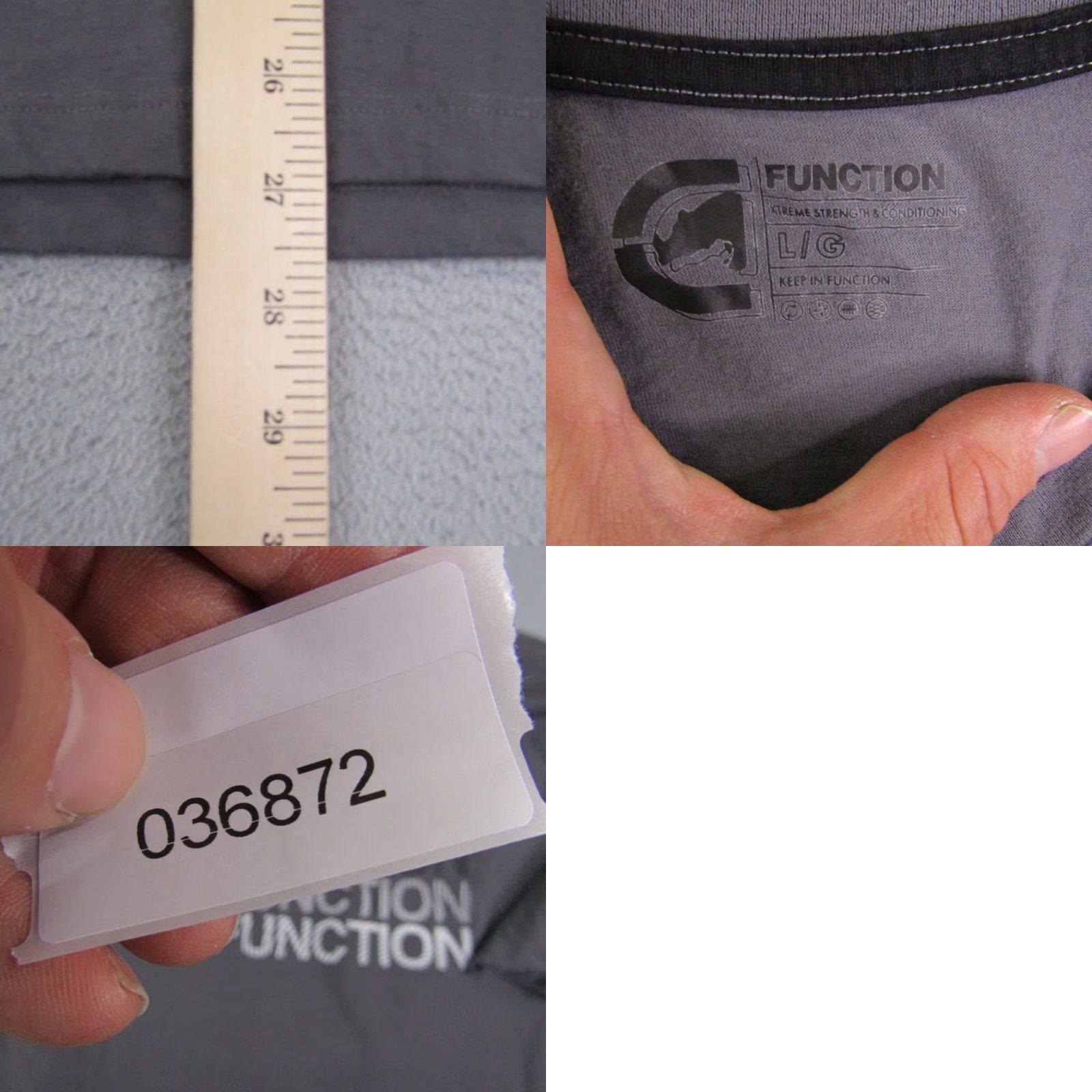 Ecko Unltd. Ecko Unltd Function Shirt Mens Large Gray Logo Crewneck Tee Hip Hop Casual Shirt Size US L / EU 52-54 / 3 - 8 Thumbnail
