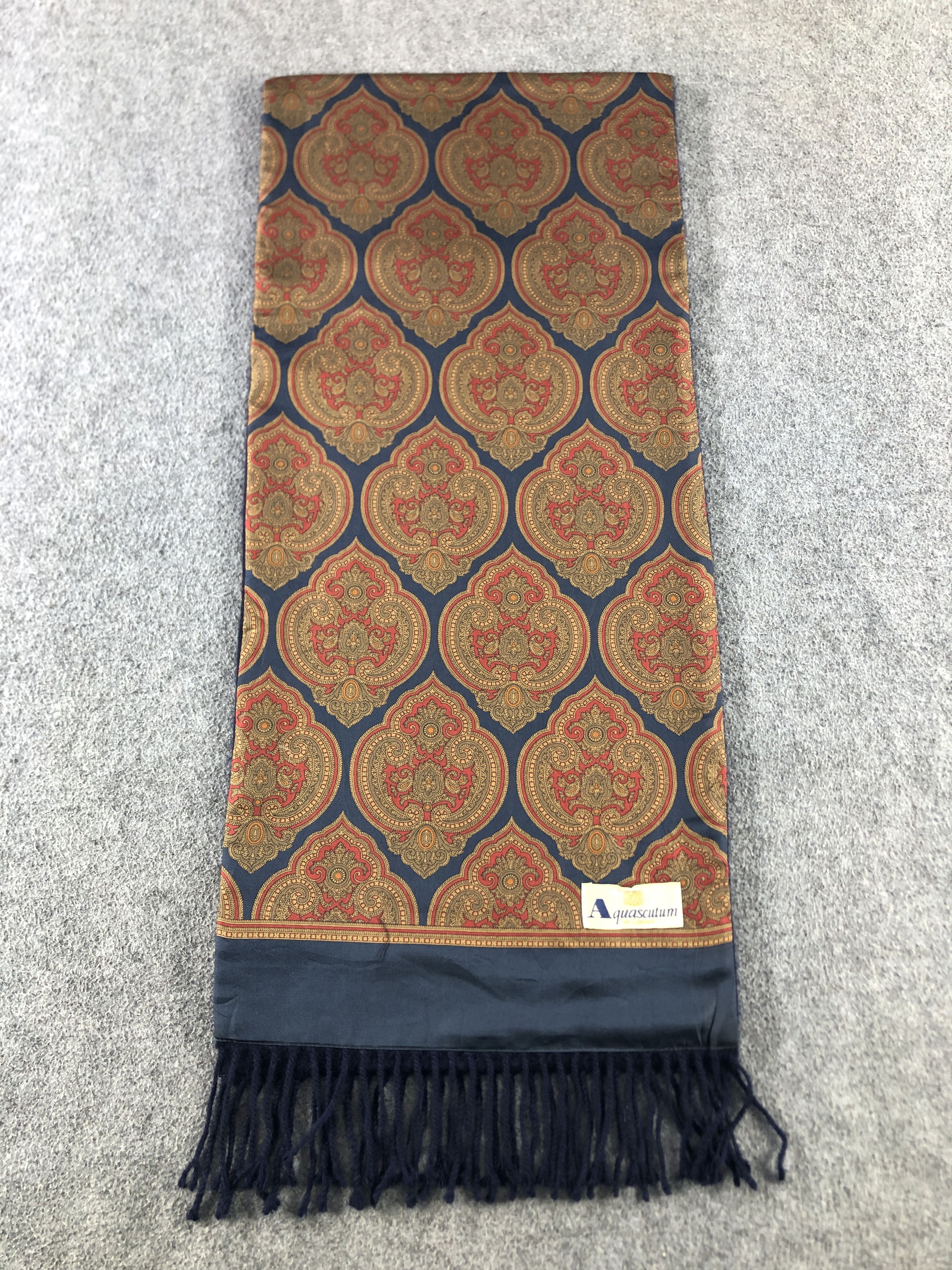 Aquascutum Aquasqutum Silk Cashmere Scarf / Muffler / Neckwear P927 Size ONE SIZE - 3 Thumbnail