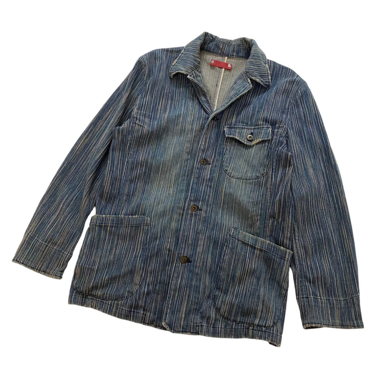 Vintage ⚡️Vintage Fissare stripe stiches chore style jacket Size US M / EU 48-50 / 2 - 3 Thumbnail