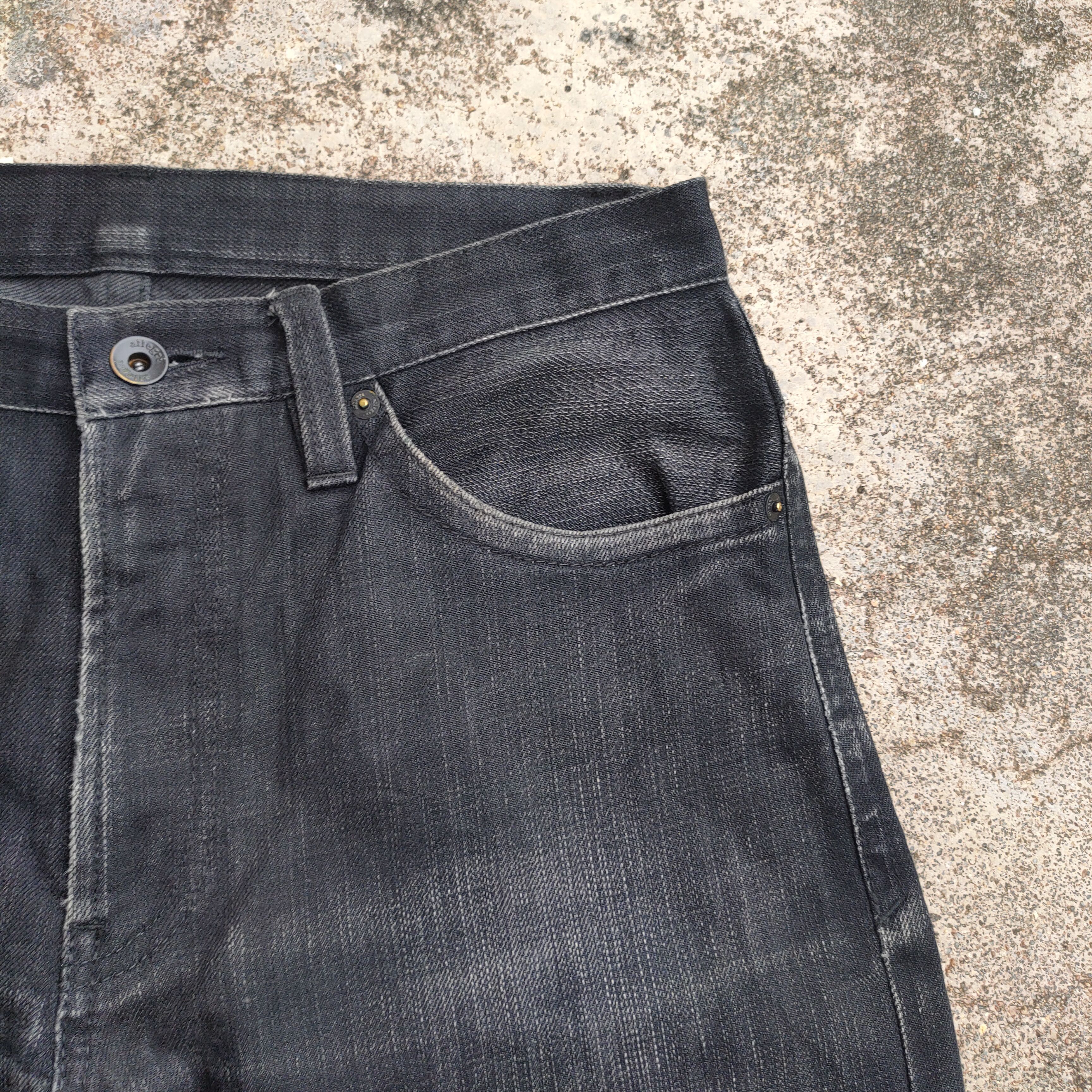 Japanese Brand vintage ALLEGERI faded black denim jeans pants Size US 32 / EU 48 - 7 Thumbnail