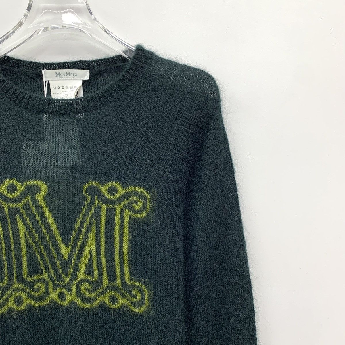 Max Mara Maxmara Chantal Series LogoLong Sleeve Knit Sweater K26WX Size M / US 6-8 / IT 42-44 - 3 Thumbnail
