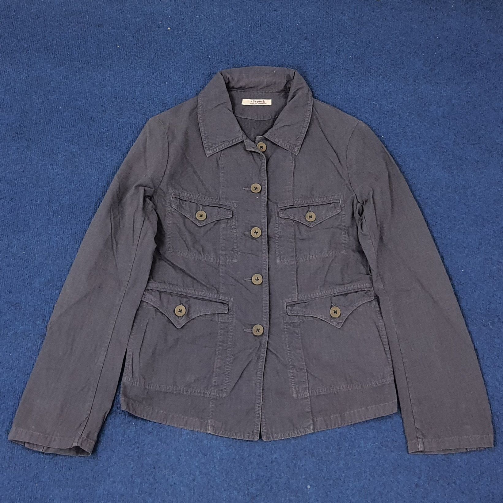45rpm × Japanese Brand × Vintage Vintage 45rpm Japanese Brand Custom Logo Jacket C215N7 Size US XS / EU 42 / 0 - 3 Thumbnail