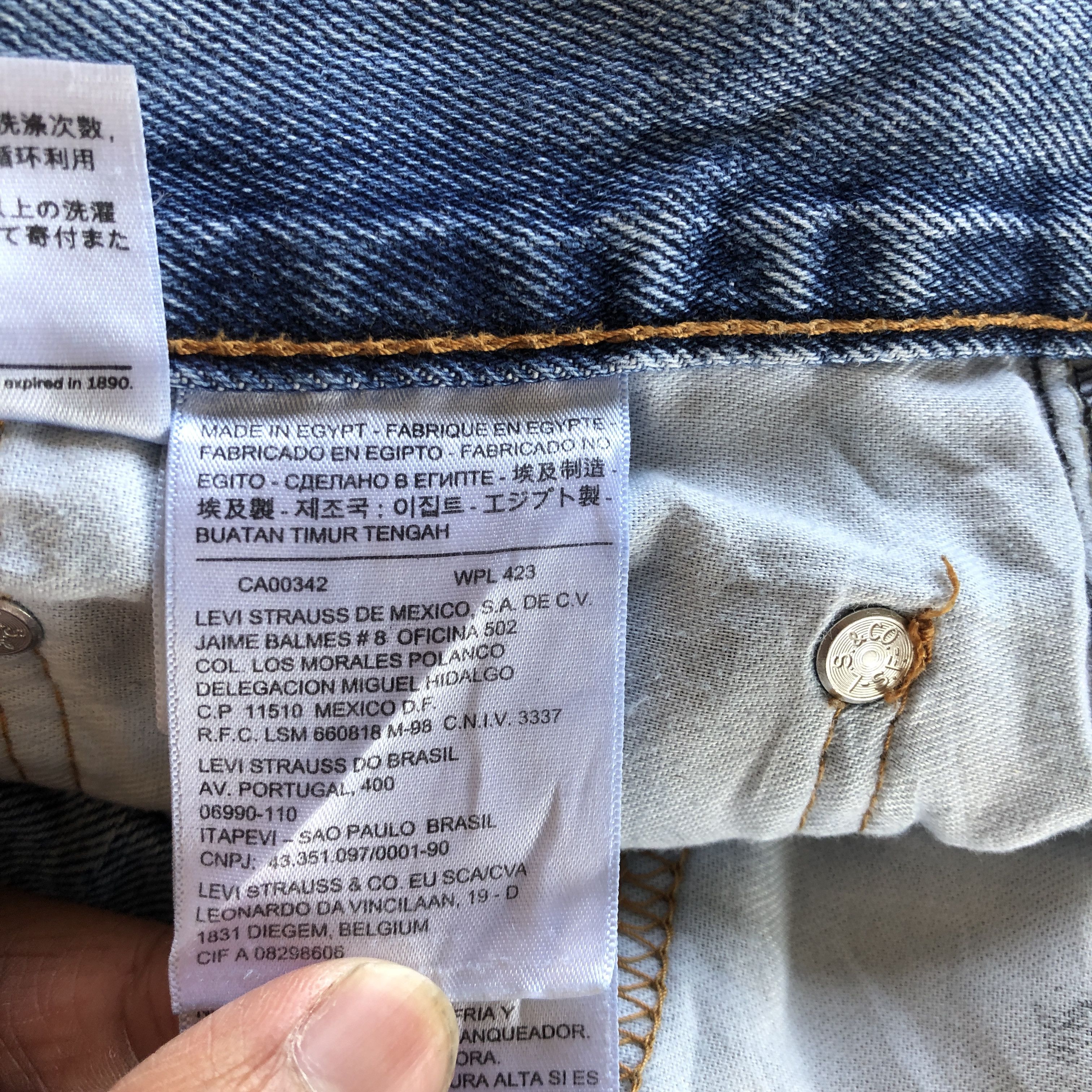 Levi's Vintage Levis Stone Wash Jeans Levis 505 Faded Denim Size US 36 / EU 52 - 7 Thumbnail