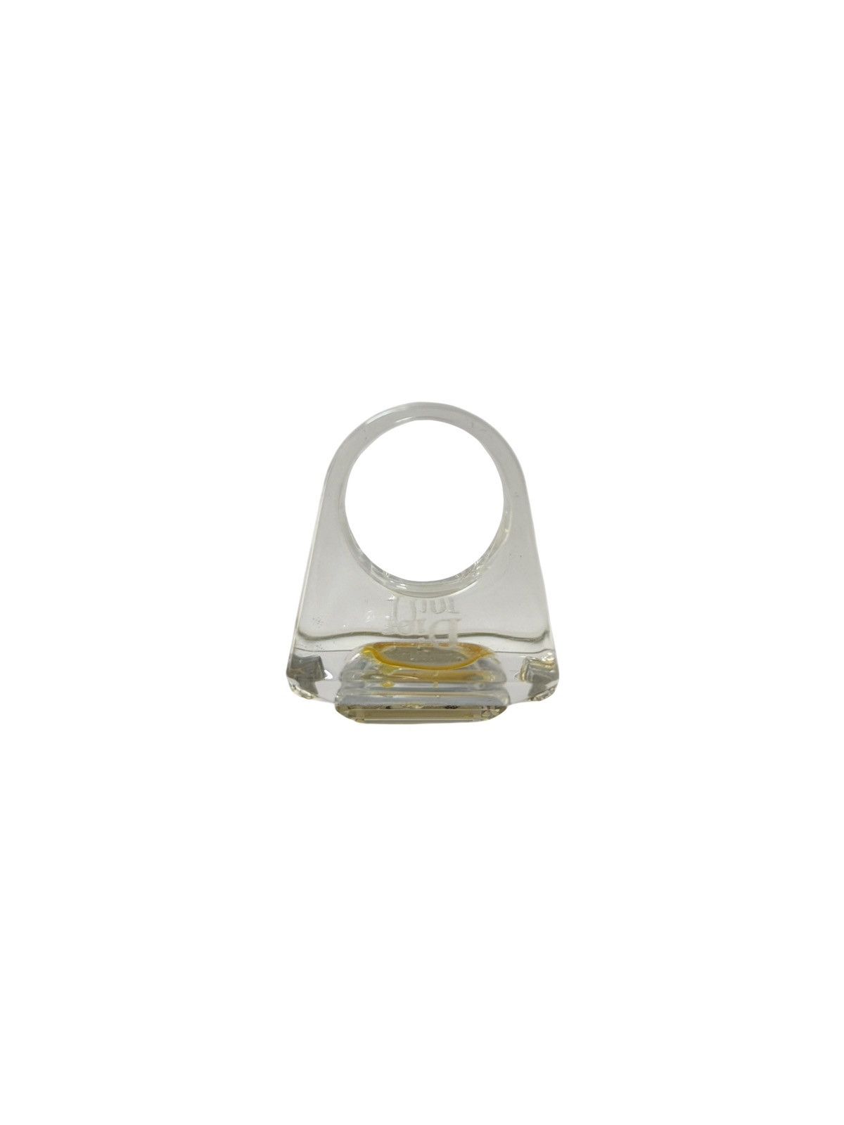 Dior CHRISTIAN DIOR S/S 2004 Lucite Cocktail Ring Size ONE SIZE - 3 Thumbnail