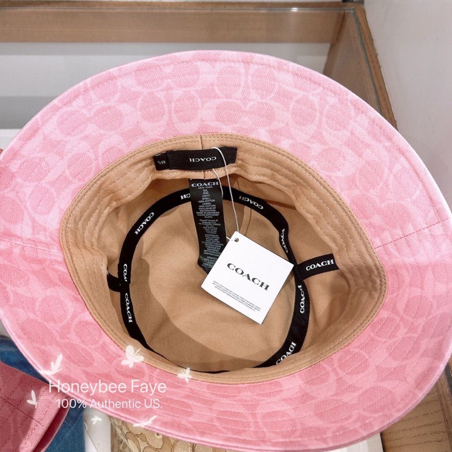Coach Coach CAP77 women's Signature Bucket Hat M/L Size ONE SIZE - 2 Thumbnail