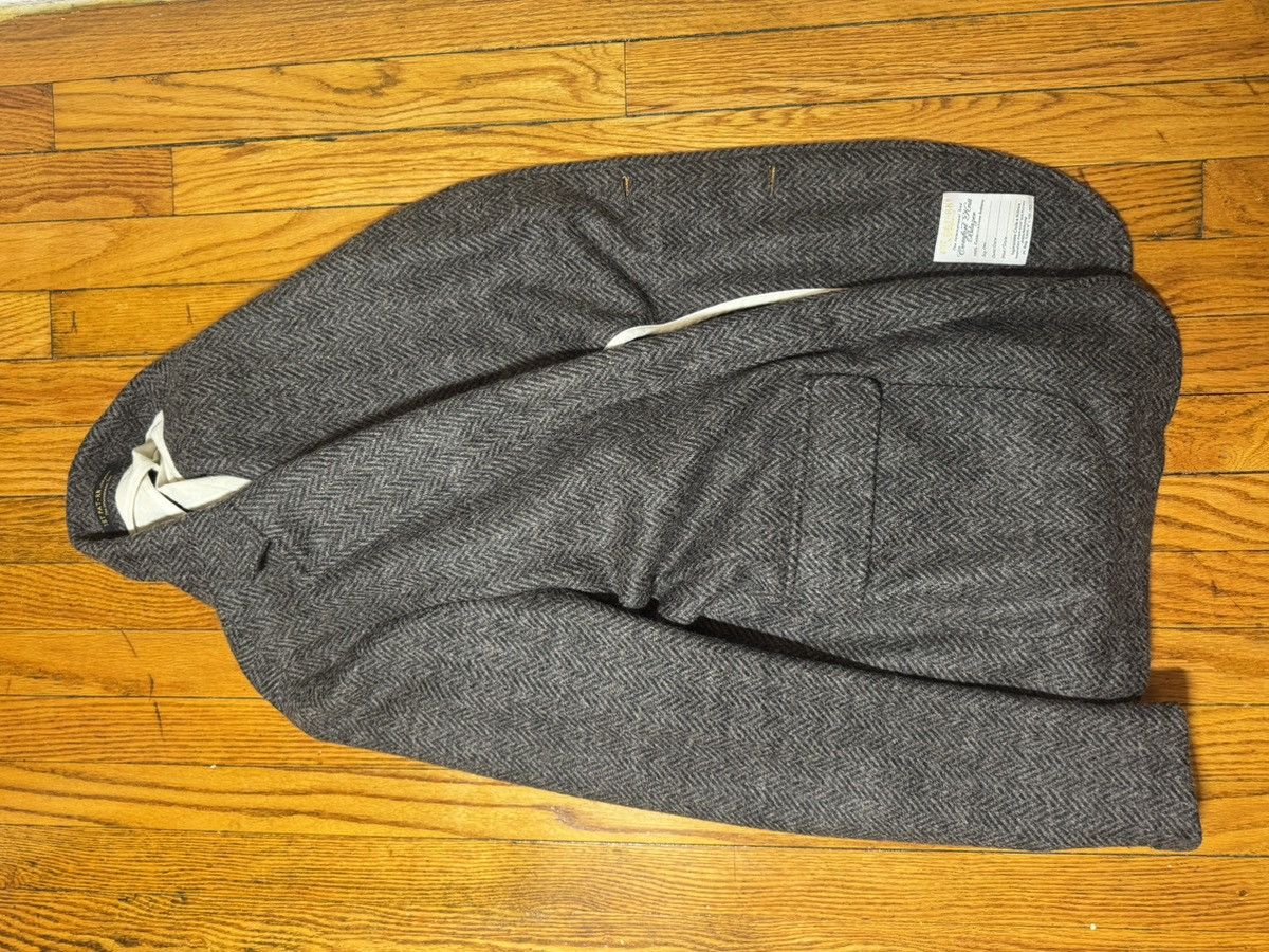 1ST PAT-RN EVANS "HERRINGBONE DI MAGLIA" PURE WOOL - XXL Size 44R - 10 Thumbnail