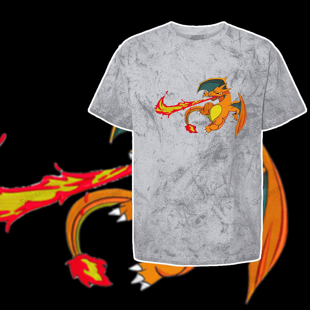 Pokemon CHARIZARD SWOOSH CUSTOM BLAST TEE | Grailed