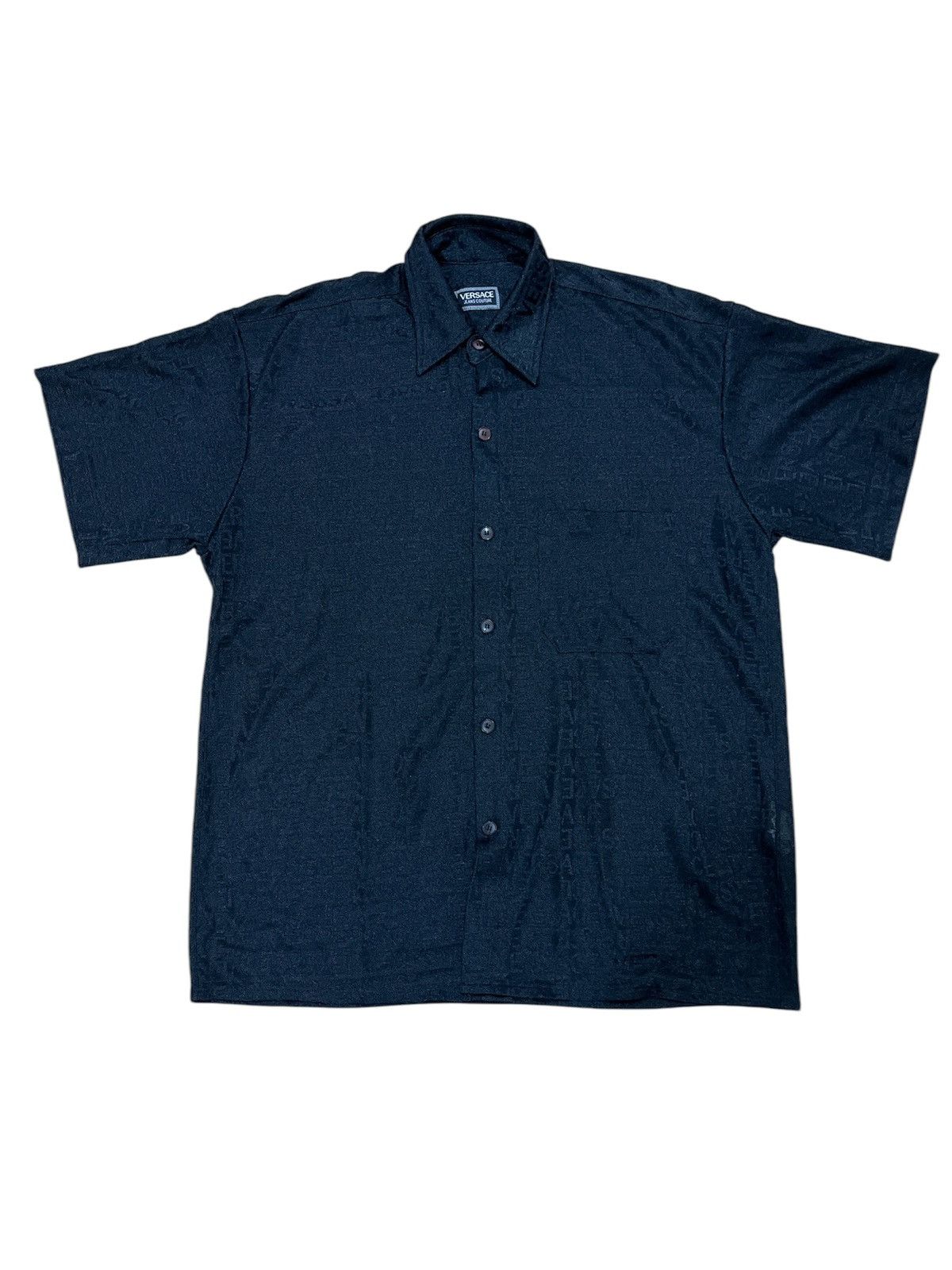 Versace × Versace Jeans Couture Versace Monogram Button Shirt Size US L / EU 52-54 / 3 - 3 Thumbnail