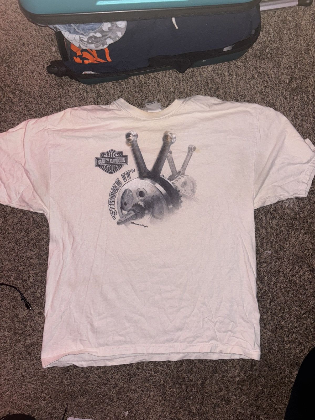 Harley Davidson Harley davidson tee “stroke it” Size US XL / EU 56 / 4 - 1 Thumbnail