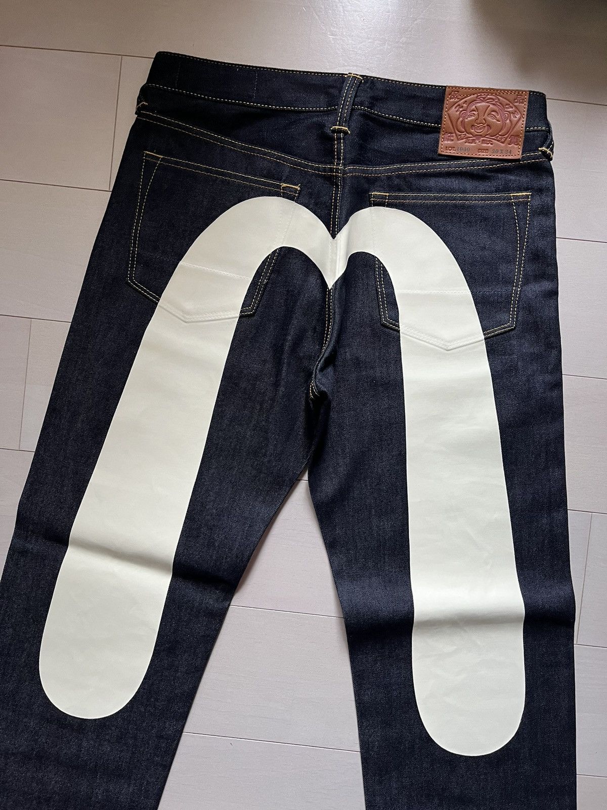 Evisu Evisu jeans Daicock Print Big Seagull Baggy #2000 stk Size US 30 / EU 46 - 2 Thumbnail