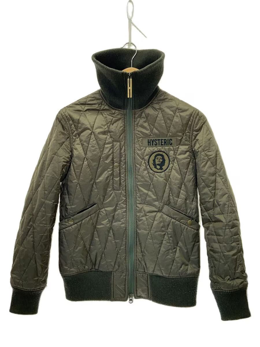 Patch Quilted High Neck Blouson Jacket