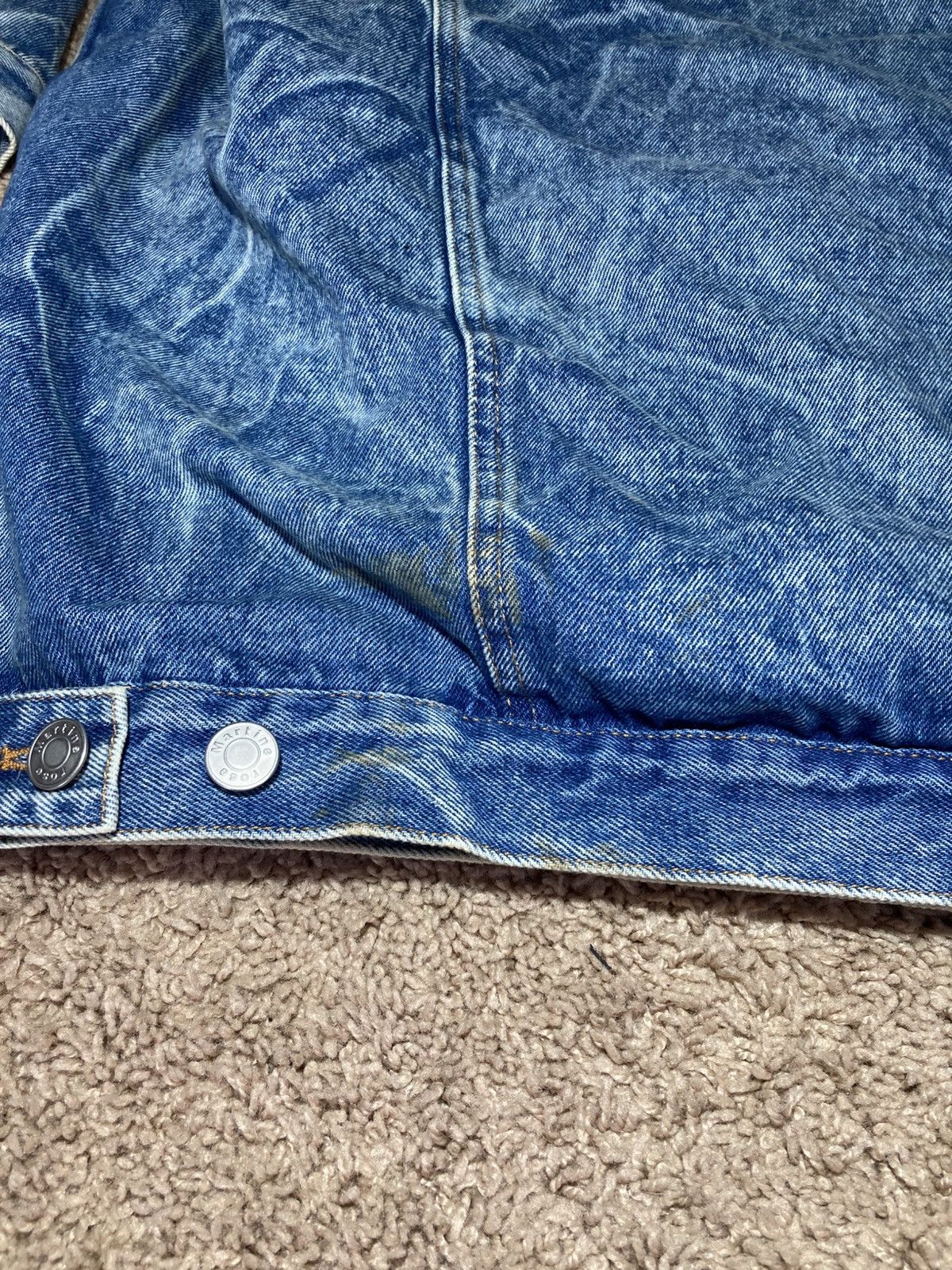 Martine Rose SS21 Martine Rose Acid Wash Conjoined Denim Jacket Twin 2021 Size US S / EU 44-46 / 1 - 12 Thumbnail