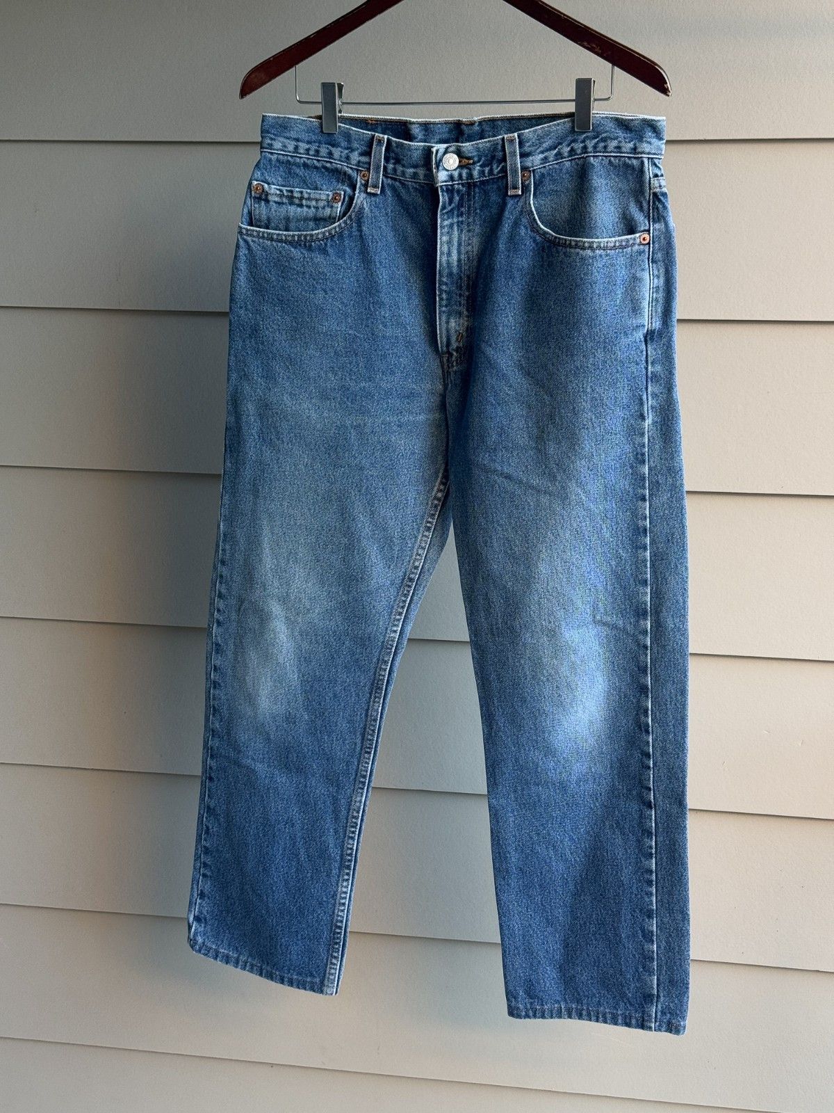 Levi's Vintage 90s Levi’s 505 Straight Leg Jeans Denim 34x30 Size US 34 / EU 50 - 2 Thumbnail