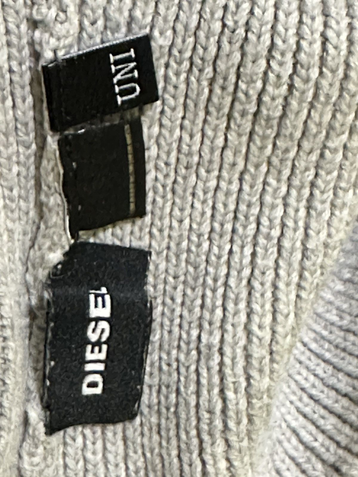 Diesel Diesel Melange Grey Beanie K-Coder Hat Mohawk Only The Brave Size ONE SIZE - 3 Thumbnail